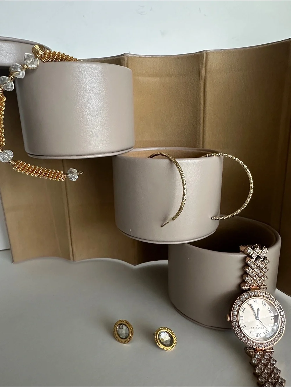 Vlando Travel Jewellery Case, Jewellery Rolls Organizer x Rings, Earrings, Neckl